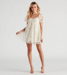 Sunshine Butterfly Skater Dress
