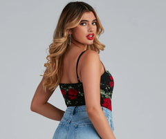 Fall In Love With Floral Bodysuit