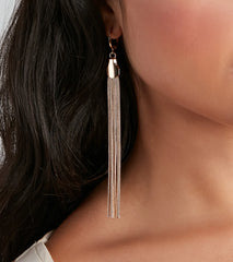 She's Luxe Fringe Earrings