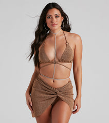 Sparkling Intrigue Rhinestone Body Chain