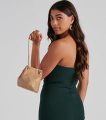 Party Of One Rhine Mesh Bucket Bag