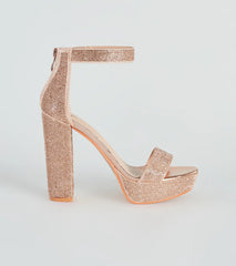 Stroke Of Midnight Rhinestone Heels