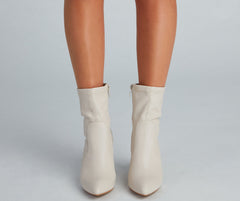 Strut Worthy Faux Leather Booties