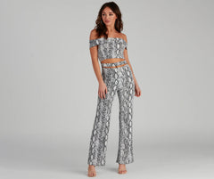 Major Impression Cutout Snake Jumpsuit