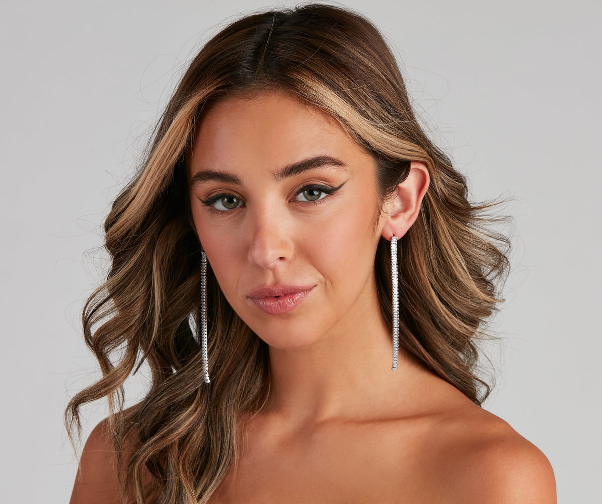 Glams The Word Linear Earrings