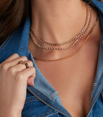 Summer Glow Rhine Layered Choker