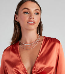 Gorgeous Sparkle Layered Necklace