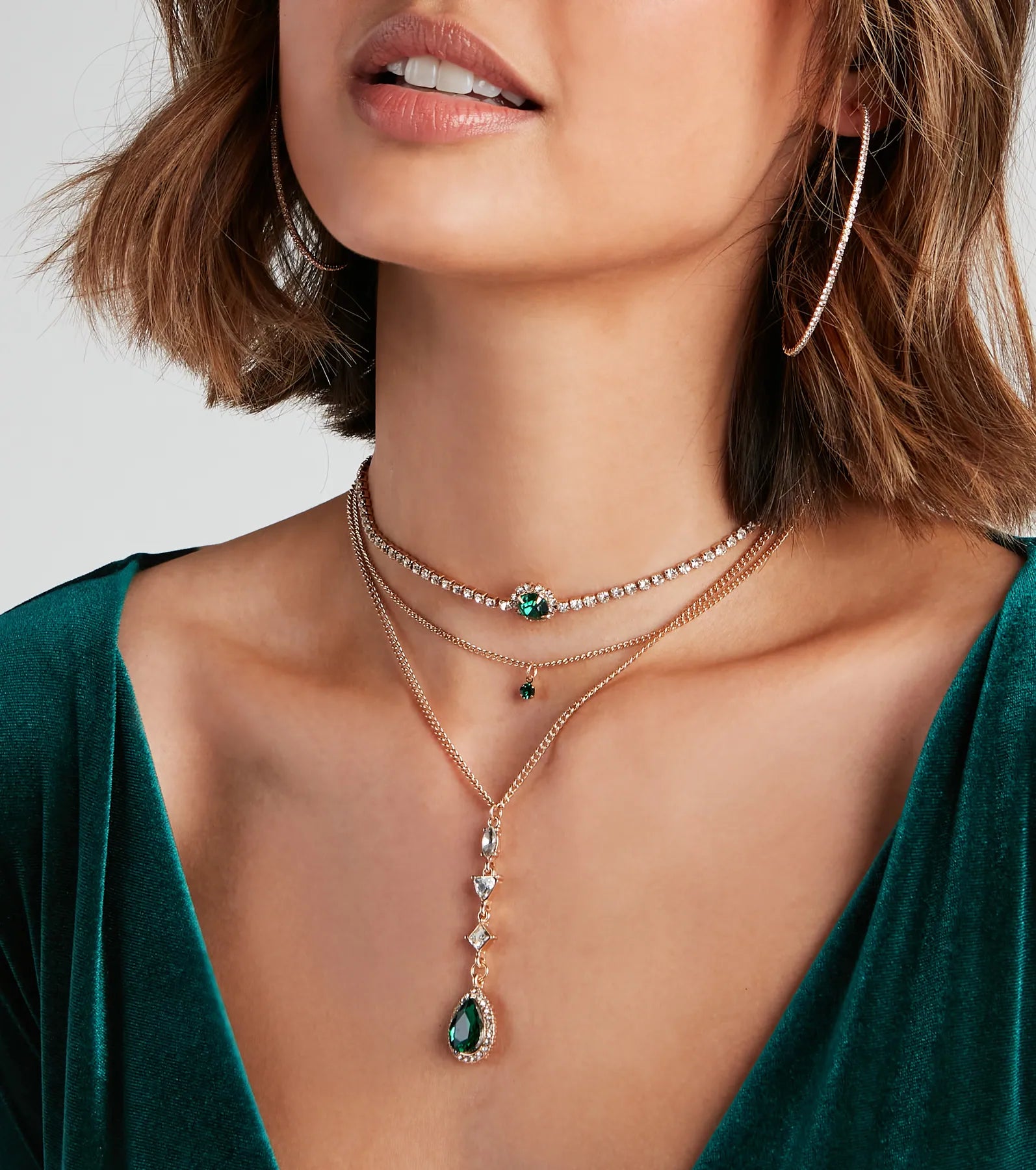 Heart Of The Ocean Layered Necklace
