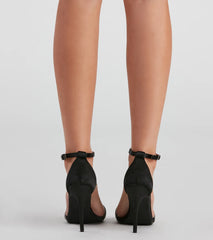 Twinkle Toes Satin Stiletto Heels