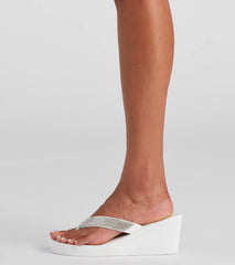 Throw It Back Rhine Wedge Sandals
